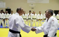 Vladimir Putin, cinta negra en Taekwondo