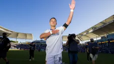 Chicharito tras un juego con Galaxy