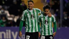 Joaquín y Diego Lainez en el Betis
