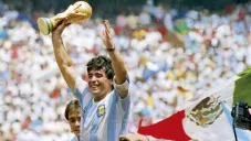 Maradona campeón del Mundo con Argentina en México 1986