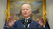 Joe Biden en conferencia de prensa