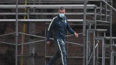 Alfredo Tena durante un partido del América Sub 20