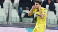 Gerard Moreno tras anotar ante la Juventus
