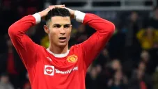 Cristiano Ronaldo lamentando una falla