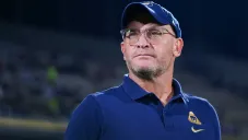 Andrés Lillini en el Olímpico Universitario durante partido de Concachampions