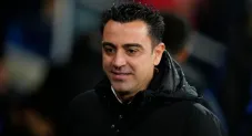 Xavi previo al partido del Barcelona