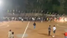 Grada se derrumbó y dejó al menos 200 heridos