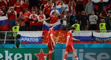 Jugadores de Rusia tras un partido