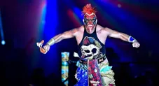 Psycho Clown previo a una lucha