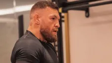 Conor McGregor durante sesión de gimnasio