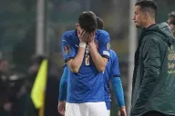 Jorginho llorando tras quedar eliminado de Qatar