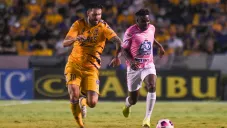 Gignac y Hurtado en un partido