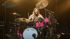 Taylor Hawkins durante un evento musical