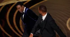 Will Smith abofeteando a Chris Rock