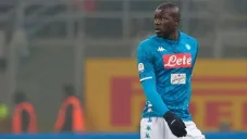 Koulibaly en un partido con el Napoli