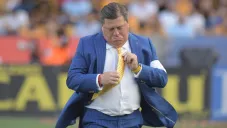 Miguel Herrera en el partido vs Xolos