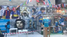 Mural de Diego Armando Maradona en 'El Diez'