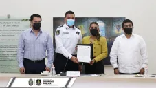 Evelyn Salgado y las autoridades