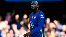 Romelu Lukaku en un partido con el Chelsea