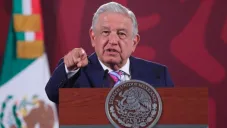 AMLO durante la mañanera