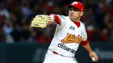 Arturo López en un juego de los Diablos