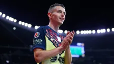 Álvaro Fidalgo en un partido del América
