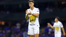 Juan Ignacio Dinenno reacciona durante partido