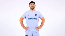 Sergio 'Kun' Agüero durante su paso por el FC Barcelona