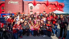 Aficionados de Xolos en las inmediaciones del Estadio Caliente