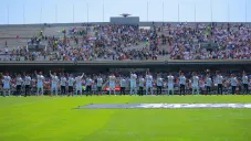 Pumas: Primer equipo cantó Himno Universitario con la Sub 14, campeón en la Mina Cup Dubai