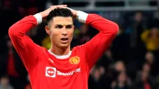 Cristiano Ronaldo lamentando una falla