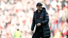 Jürgen Klopp reacciona durante partido del Liverpool