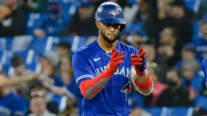 Gurriel Jr. en un juego de los Blue Jays