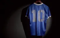 Playera de Maradonna que utilizó en el Mundial de 1986
