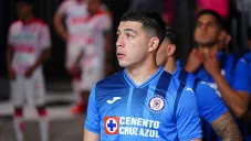 Erik Lira previo a un partido con Cruz Azul