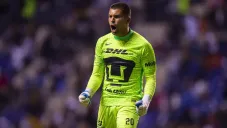 Julio González festejado gol de Pumas en partido de Liga MX