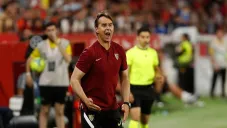 Lopetegui en un partido dirigiendo al Sevilla