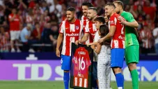 Herrera en su despedida en el Wanda Metropolitano