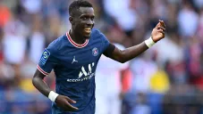 Idrissa Gueye en juego con el PSG