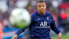 Kylian Mbappé en acción con el PSG