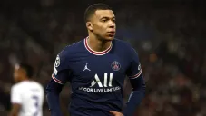 Kylian Mbapp en partido con Paris Saint Germain