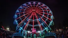 Rueda de la fortuna del Flow Fest