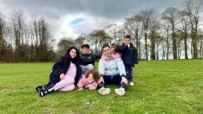 Cristiano Ronaldo y Georgina Rodríguez junto a sus hijos