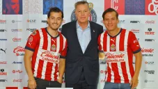 Alan Mozo, Ricardo Peláez y Oso González