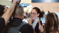 Carmelina Moscato arribó a Nuevo León