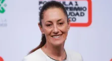 Claudia Sheinbaum previo al Gran Premio de México