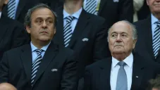 Blatter y Platini en un evento de la FIFA