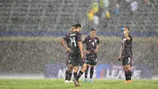 Selección Mexicana en partido ante Jamaica