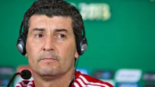 Chepo de la Torre en conferencia de prensa como DT del Tri en 2013