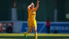 Blanca Solís celebra con Tigres